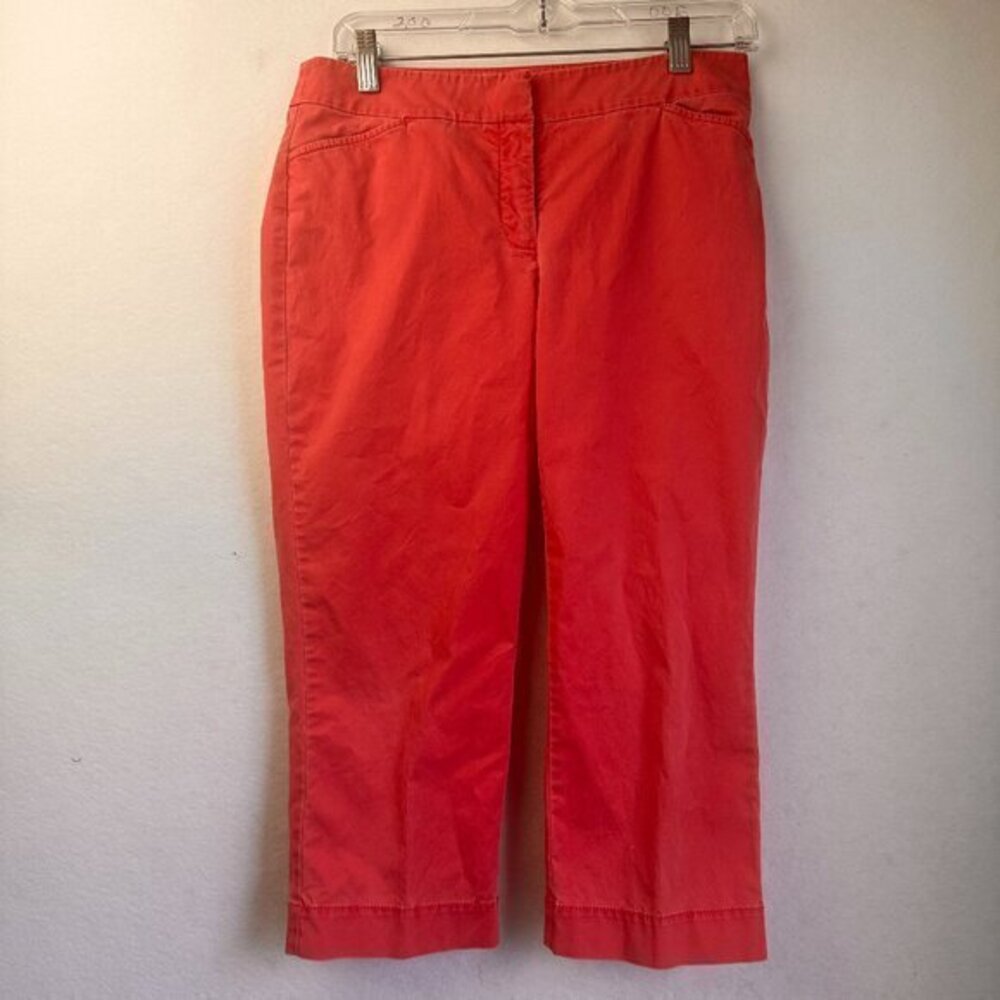 Eileen Fisher Women's Pink‎ Capri cropped peddle pusher Pants Petite small